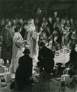 Velikonoční večer od Frederic de Haenen