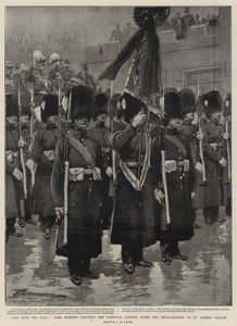 Bůh ochraňuj krále, Lord Roberts salutuje při státní hymně po vyhlášení v St James