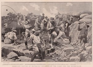 Geniální taktika v Mafeking, Incidents of the Fight for the Brickfields od Frederic de Haenen
