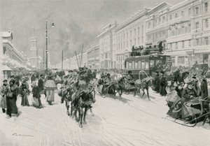 Něvský prospekt od Frederic de Haenen