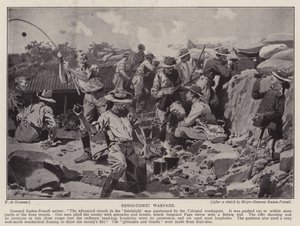 Serio-Comic válka (litho) od Frederic de Haenen