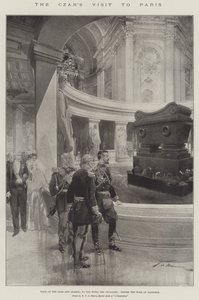 Carova návštěva v Paříži od Frederic de Haenen