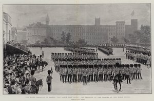 Královy narozeniny v Londýně, březnová minulost po Trooping of the Colours u Horse Guards