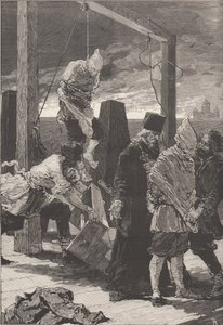 Poprava Alexandra Kvjatkovského a Andreje Presnyakova 16. listopadu 1880. od Frederic de Haenen