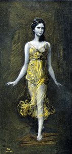 Isadora Duncan (1878 - 1927) od Kaulbaca. listopadu 1902.
