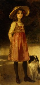 Portrét umělcovy dcery, Hilde, 1913