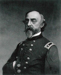 George Gordon Meade (1815-72) vyryl Robert E. Whitechurch (1814-c.83) po fotografii (rytina) od Frederick (after) Gutekunst
