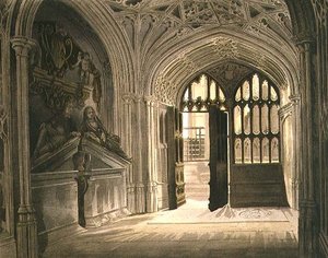 Islip Chapel, deska U z 