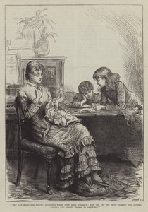 Lidé, které jsem potkal, Governess (rytina) od Frederick (attr. to) Barnard