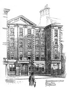 Gainsboroughs dům, Pall Mall, Londýn, 1912 od Frederick Adcock