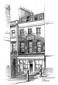 Dům Thomase de Quincey, Soho, Londýn, 1912