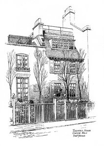 Turnersův dům, Cheyne Walk, Chelsea, Londýn, 1912