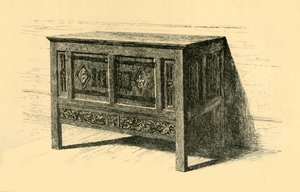 Dubová truhla, 1460-1480, 1881.