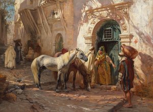 Scéna v severní Africe; 1885