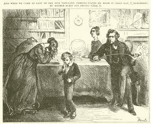 Ilustrace pro Davida Copperfielda od Frederick Barnard