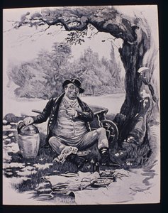 Pan Pickwick, 1870-79 od Frederick Barnard