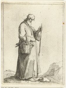 Farmář s košíkem 15 malých figurek (název série) od Frederick Bloemaert
