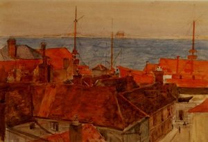 Harwich Harbour (akvarel)