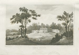 Burton-upon-Trent - Dove Cliff: rytina, nd [c 1830] (tisk) od Frederick Calvert