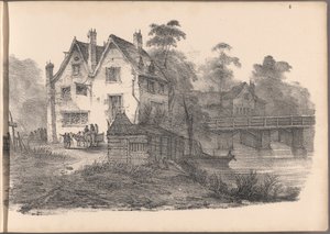 Jedna ze série šedesáti náčrtů chalup. Londýn, 1825. od Frederick Calvert