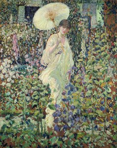 Slunce a vítr (olej na plátně) od Frederick Carl Frieseke