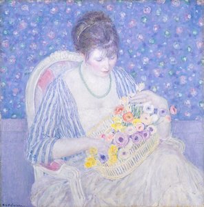 Košík květin, c.1913-17 od Frederick Carl Frieseke