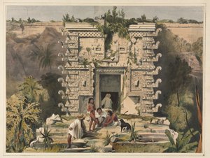 Brána Velké Teocallis, Uxmal.