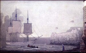 The Farewell (tempera na palubě) od Frederick Cayley Robinson
