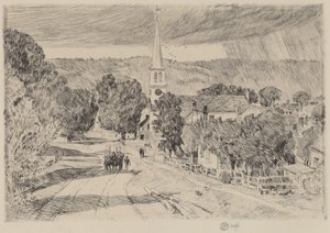 Vermont Village, 1923. od Frederick Childe Hassam