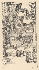 Avenue of the Allies, 1918. od Frederick Childe Hassam