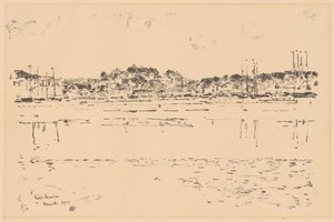 Vnitřní přístav, 1918. od Frederick Childe Hassam