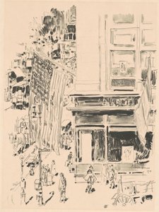 Lafayette Street, 1918. od Frederick Childe Hassam