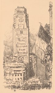 Kytice v New Yorku, 1917. od Frederick Childe Hassam