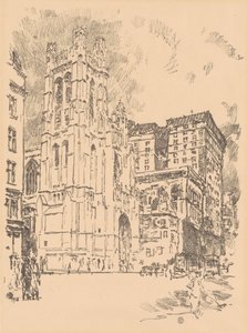 St. Thomas, New York, 1918. od Frederick Childe Hassam