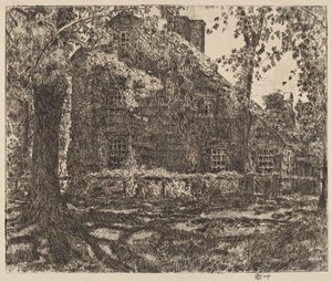 The Home Sweet Home Cottage, Easthampton, 1921. od Frederick Childe Hassam