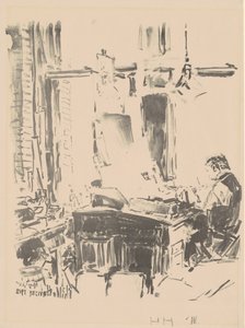 Litograf, 1918. od Frederick Childe Hassam