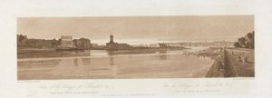 Pohled na vesnici Chaillot & C. převzatý z Pont de la Concorde 1803; Deska 17 z Views v Paříži, Emanuel Volume obkreslování desky B1981.25.2626