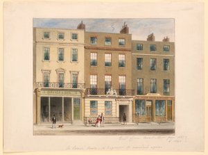 Exteriér, Frederick Crace and Son Establishment, 14 Wigmore Street, Londýn