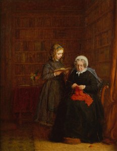 Portrét paní Hearne a její praneteře Fanny Sowman od Frederick Daniel Hardy