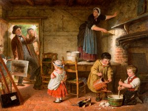 Rozrušený umělec, 1866