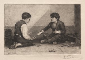 Hráči Mora, 1883. od Frederick Dielman