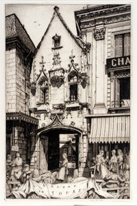 Scéna v Tours