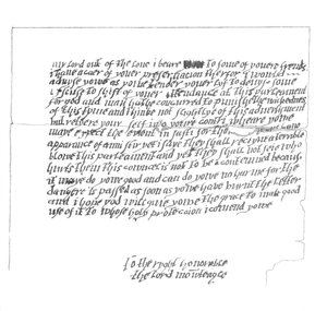 Dopis lordu Monteagle, který vedl k objevu The Gunpowder Plot, 1605 1865.