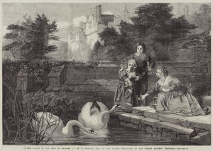 Hrad Hever v době Karla I od Frederick Goodall