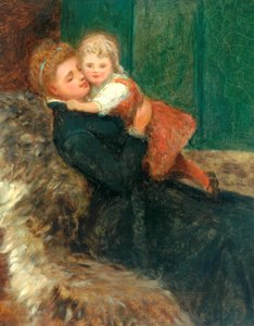 Mateřská náklonnost (olej na plátně) od Frederick Goodall