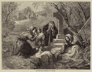 Svatá studna od Frederick Goodall