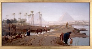 „Ponoření Nilu“, 1873 od Frederick Goodall