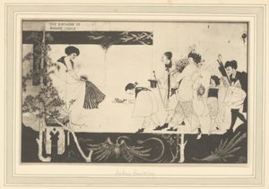 [Aubrey Beardsley: Narozeniny paní Sagalle] od Frederick H. Evans