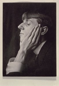 Portrét Aubrey Beardsley (1872-98) od Fredericka Evanse (1853-1943) (sépiová fotografie)