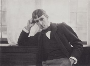 Portrétní fotografie Aubrey Beardsley (1872-98) od Fredericka Evanse (1853-1943)